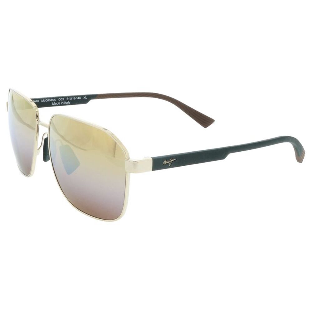 Maui Jim MJ0651SA003 Golden Horizon Gradient Square Sunglasses